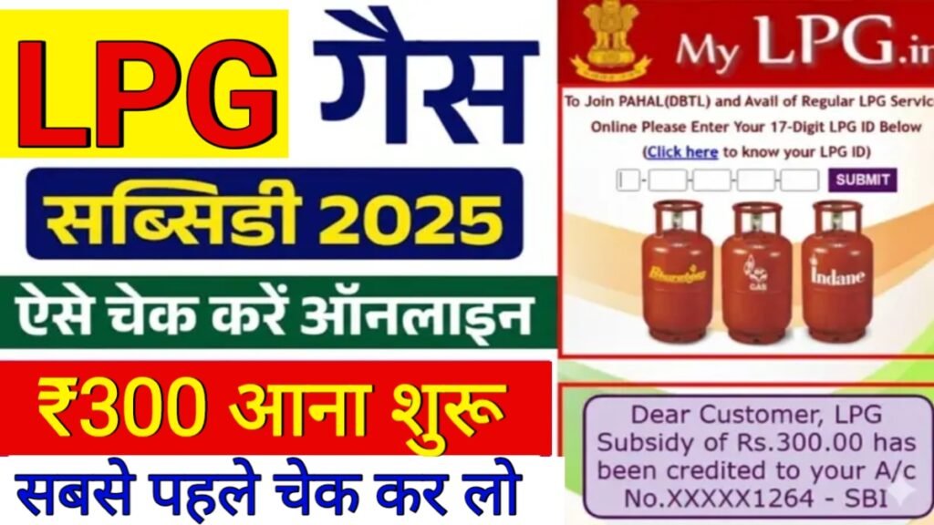 LPG Gas Subsidy Check