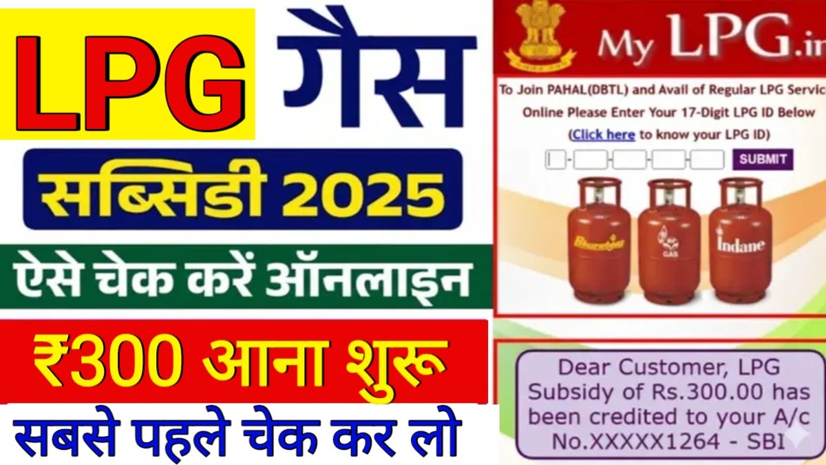 LPG Gas Subsidy Check